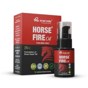 Horse Fire Ayurvedic Massage Oil for Men
